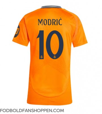 Real Madrid Luka Modric #10 Udebanetrøje Dame 2024-25 Kortærmet